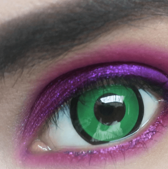 Cosplay Green Manson Coloured Contact Lenses Secondary image