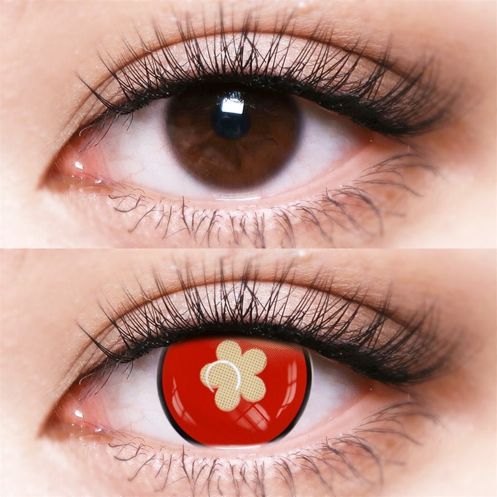 Cosplay Hutao Red Coloured Contact Lenses - BEAUEYE (UK)