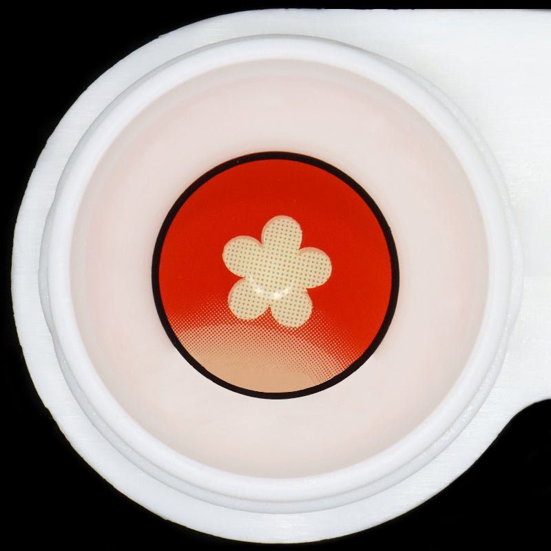 Cosplay Hutao Red Coloured Contact Lenses - BEAUEYE (UK)
