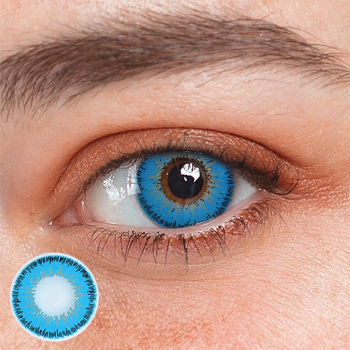 Cosplay Indians Blue Coloured Contact Lenses - BEAUEYE (UK) Main image