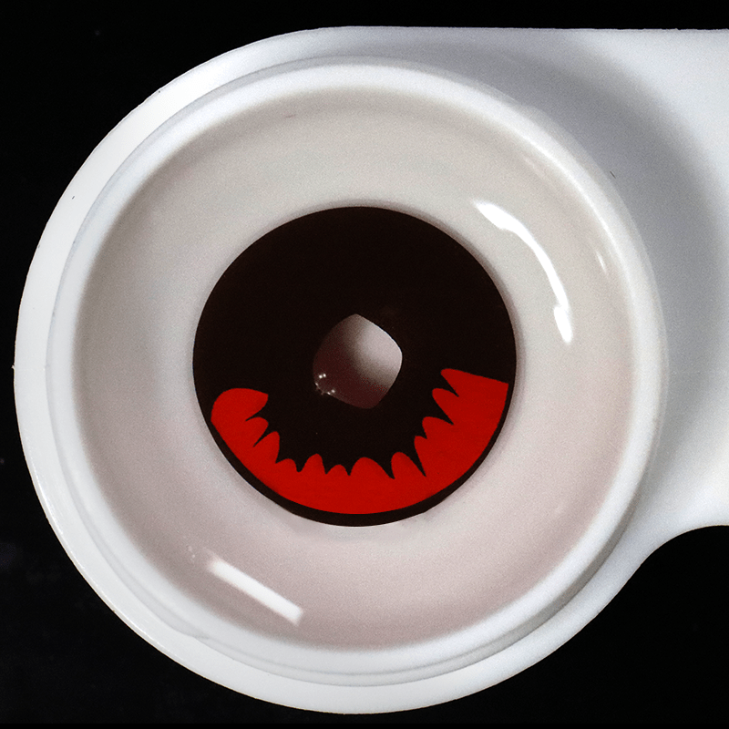 Cosplay KamadoTanjirou Red Coloured Contact Lenses - BEAUEYE (UK)