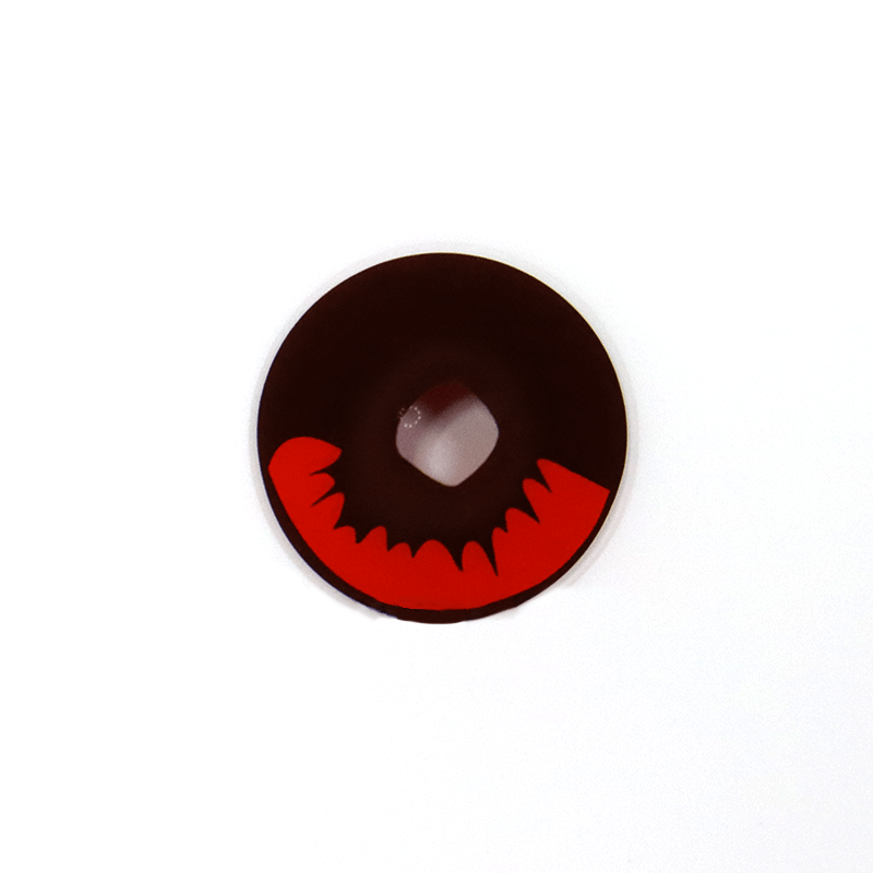 Cosplay KamadoTanjirou Red Coloured Contact Lenses - BEAUEYE (UK)