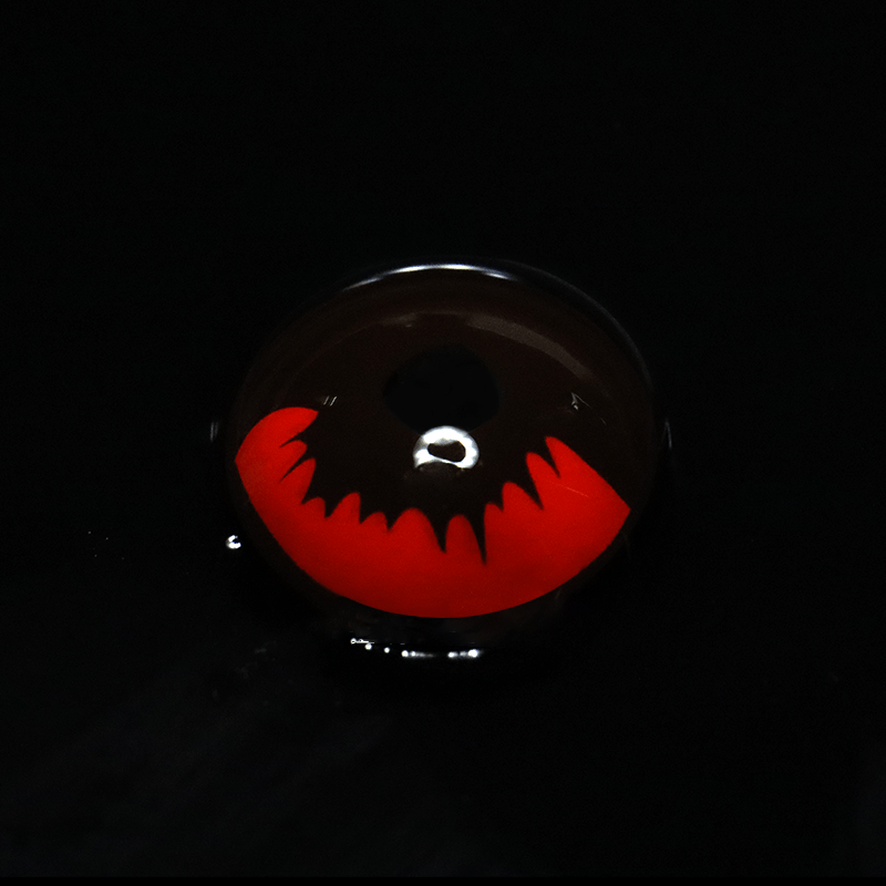 Cosplay KamadoTanjirou Red Coloured Contact Lenses - BEAUEYE (UK)