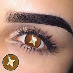 Cosplay Kinoko Brown Coloured Contact Lenses - BEAUEYE (UK)