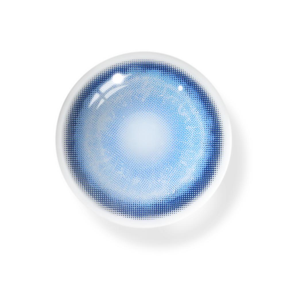 Cosplay KOI Blue Coloured Contact Lenses Secondary image