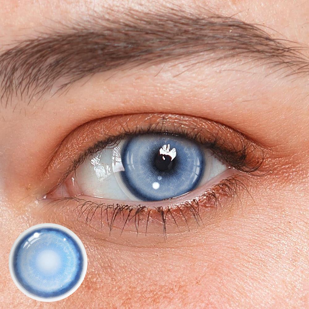Cosplay KOI Blue Coloured Contact Lenses - BEAUEYE (UK) Main image