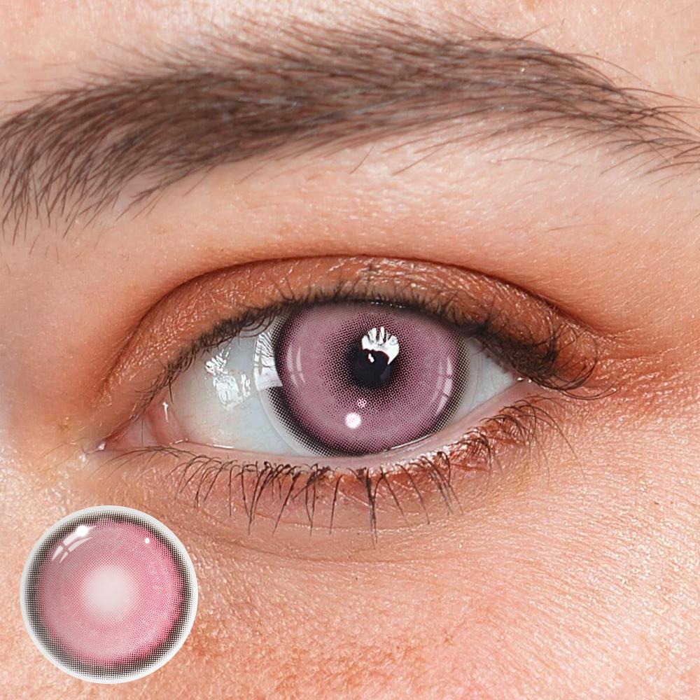 Cosplay KOI Pink Coloured Contact Lenses - BEAUEYE (UK) Main image