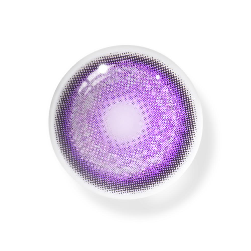 Cosplay KOI Purple Coloured Contact Lenses Secondary image