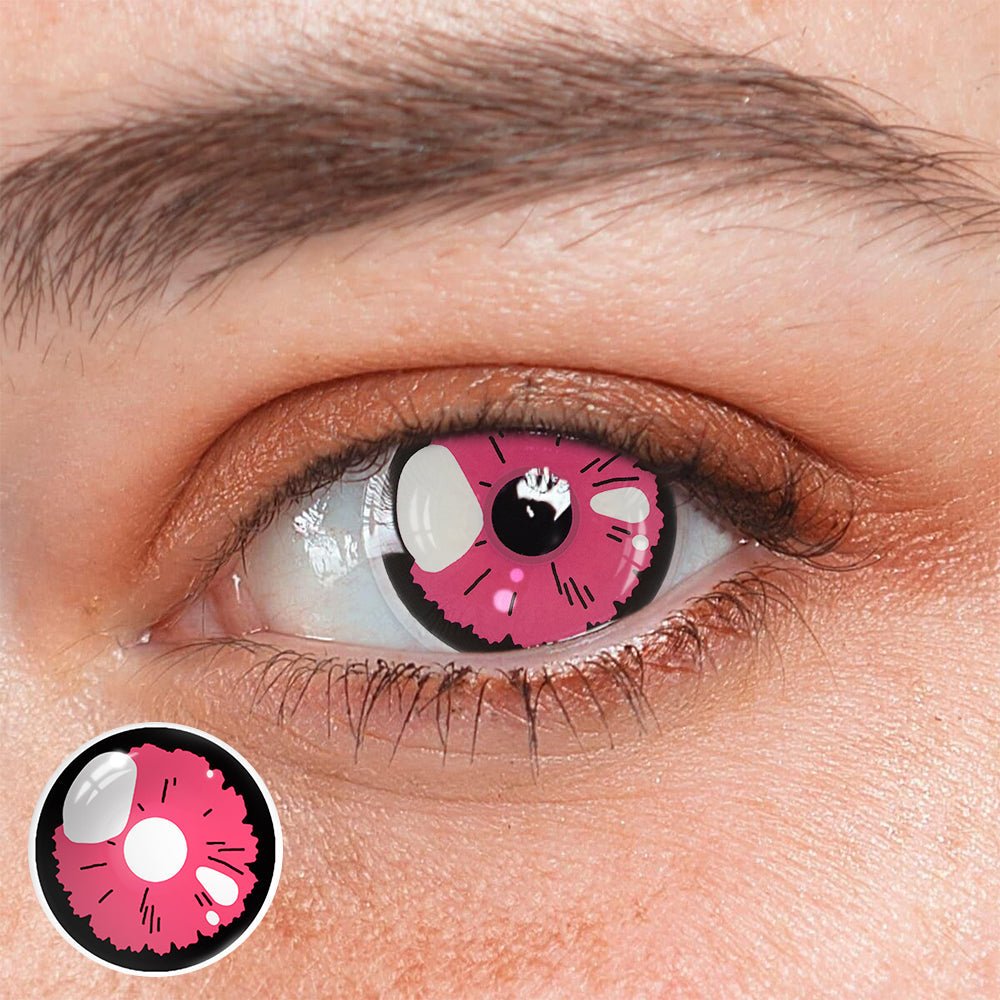 Cosplay Lobelia Kitagawa Pink Coloured Contact Lenses - BEAUEYE (UK)