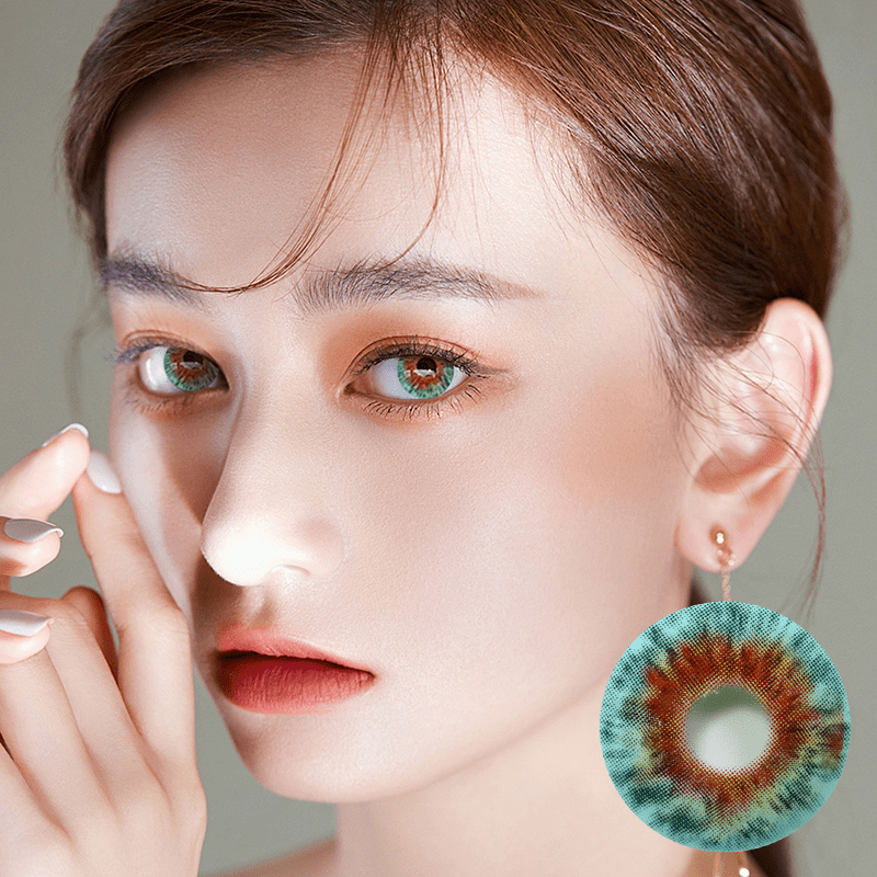 Cosplay Genshin Impact MarieAntoinetteBlue Coloured Contact Lenses Secondary image