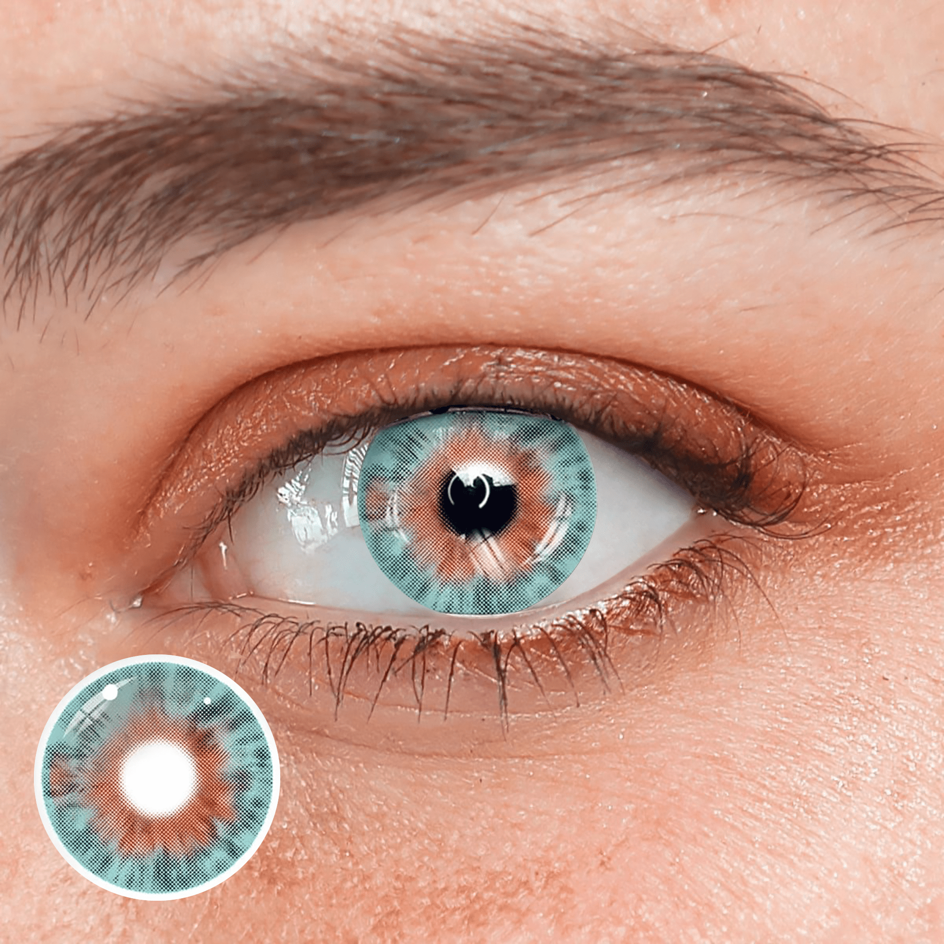 Cosplay MarieAntoinetteBlue Coloured Contact Lenses - BEAUEYE (UK) Main image