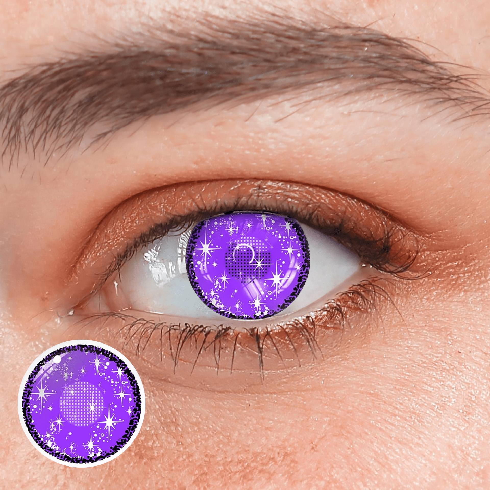 Cosplay Midsummer Purple Coloured Contact Lenses - BEAUEYE (UK) Main image