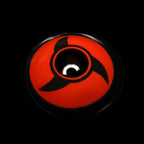 Cosplay NARUTO Mangekyou Red Prescription Coloured Contact Lenses - BEAUEYE (UK)