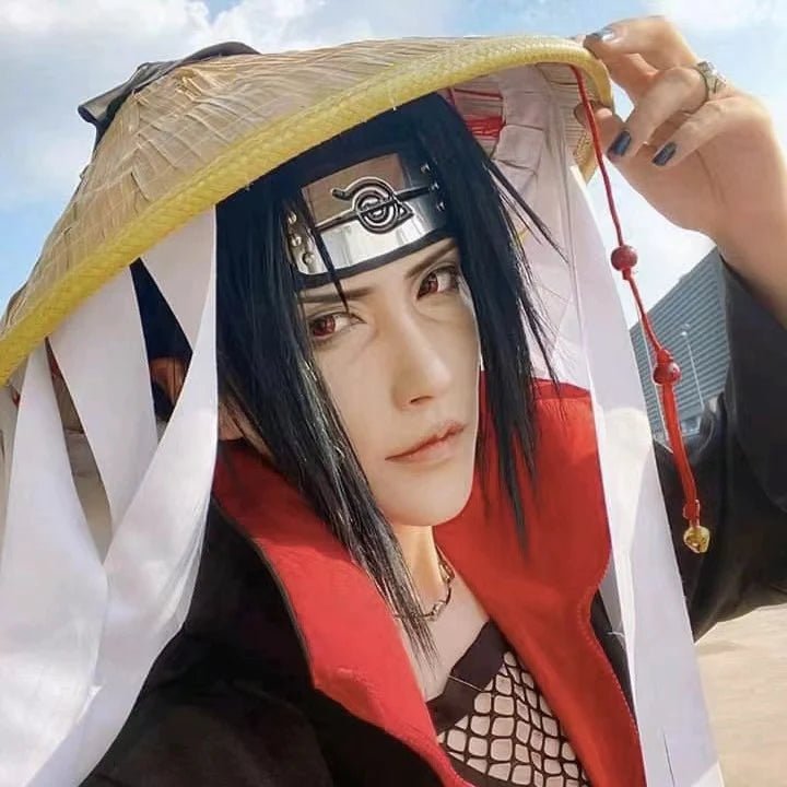 Cosplay NARUTO Mangikiu Shalingan Red Prescription Coloured Contact Lenses Secondary image
