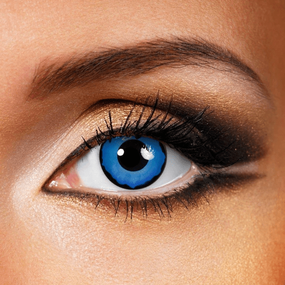 Cosplay Pixie Blue Coloured Contact Lenses - BEAUEYE (UK) Main image