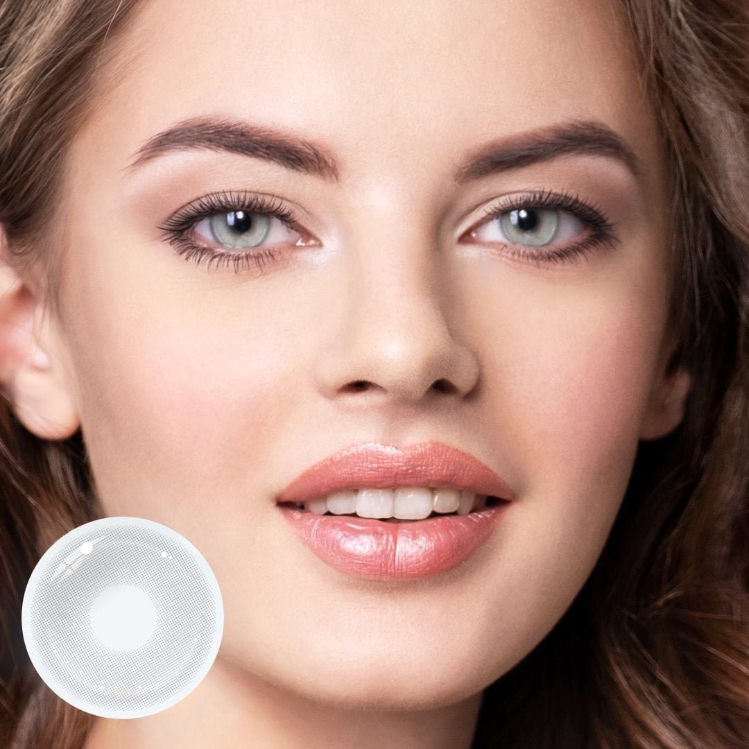 Cosplay Pudding Gray Coloured Contact Lenses Secondary image