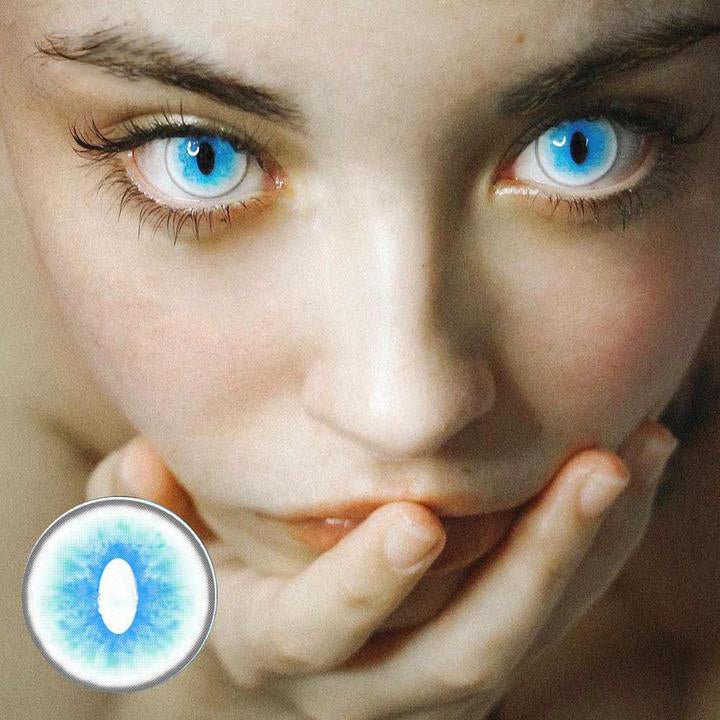 Cosplay Ragdoll Cat Blue Coloured Contact Lenses Secondary image