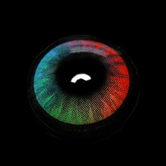 Cosplay Rainbow Kaleidoscope Coloured Contact Lenses - BEAUEYE (UK)