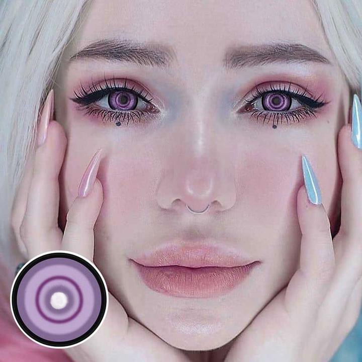 Cosplay Sakuya Violet Coloured Contact Lenses Secondary image