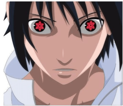 Cosplay Sharingan Red Coloured Contact Lenses - BEAUEYE (UK)