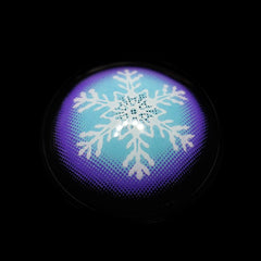 Cosplay Snow Flake Blue Coloured Contact Lenses - BEAUEYE (UK)