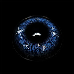 Cosplay Star Eyes Blue Coloured Contact Lenses - BEAUEYE (UK)