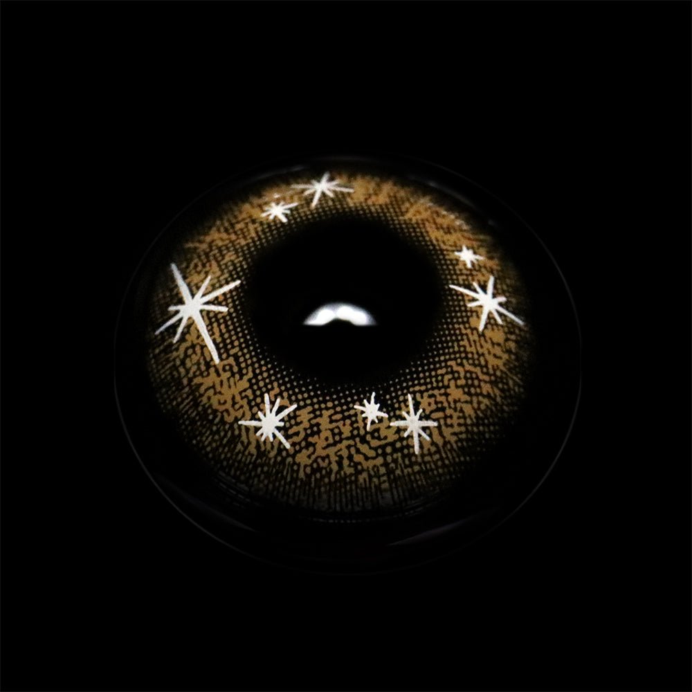 Cosplay Star Eyes Brown Coloured Contact Lenses - BEAUEYE (UK)
