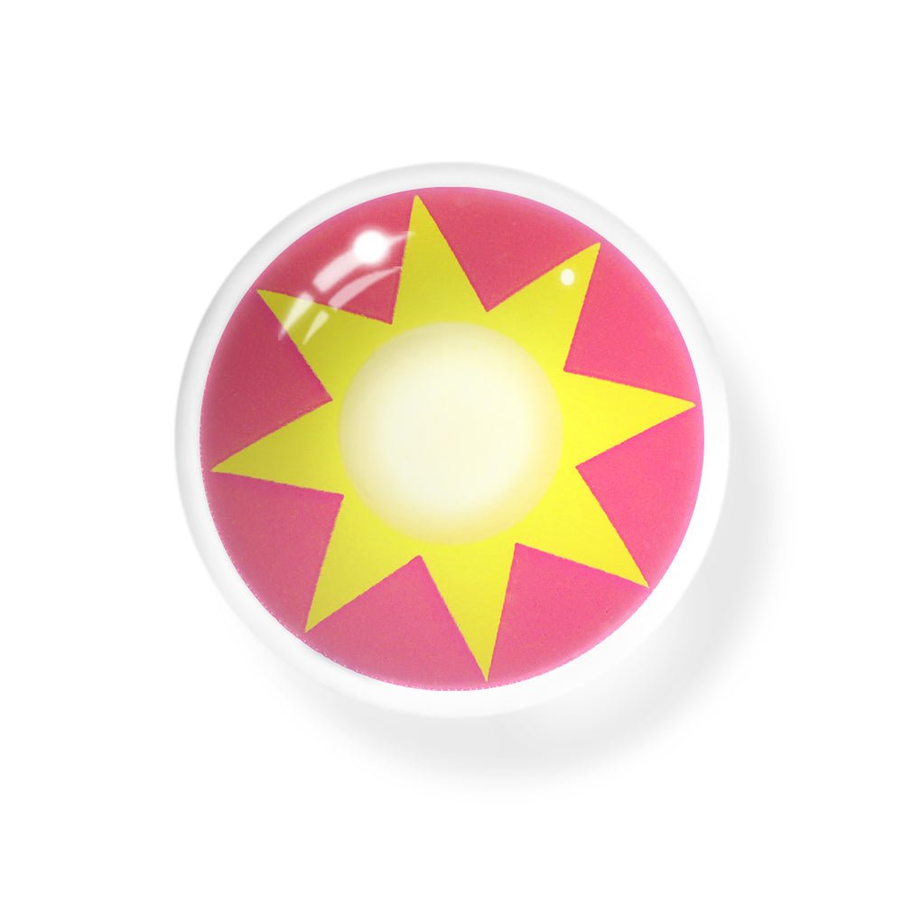 Cosplay Star Light Pink Coloured Contact Lenses Secondary image