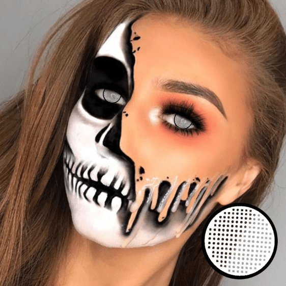 Cosplay White manson mesh Coloured Contact Lenses Secondary image
