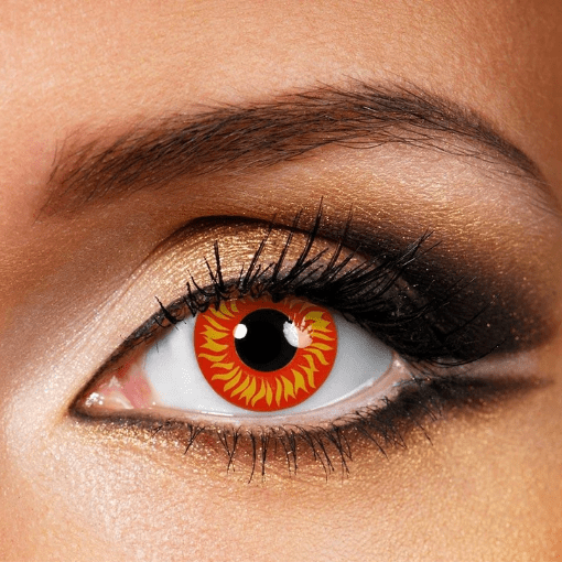 Cosplay WOLF EYES Red Coloured Contact Lenses - BEAUEYE (UK)