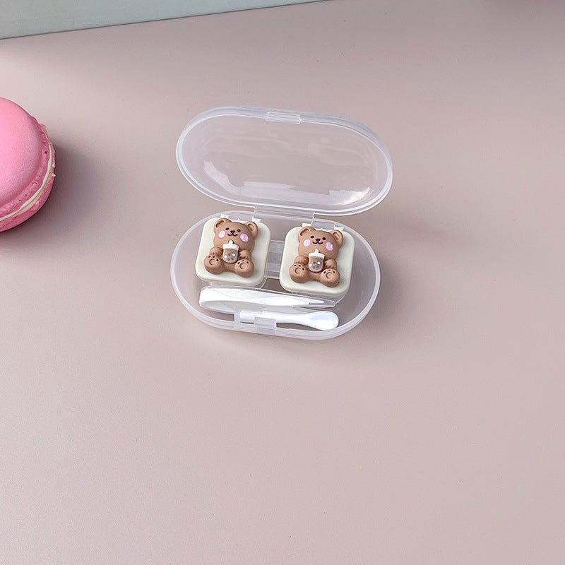 Cute Bear Colored Contact Lens Case - BEAUEYE (UK)