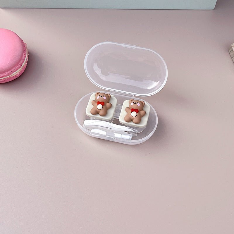 Cute Bear Colored Contact Lens Case - BEAUEYE (UK)