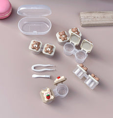 Cute Bear Colored Contact Lens Case - BEAUEYE (UK)