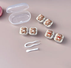 Cute Bear Colored Contact Lens Case - BEAUEYE (UK)