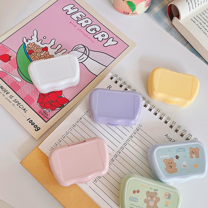 Cute Bear Colored Contact Lens Case - BEAUEYE (UK)