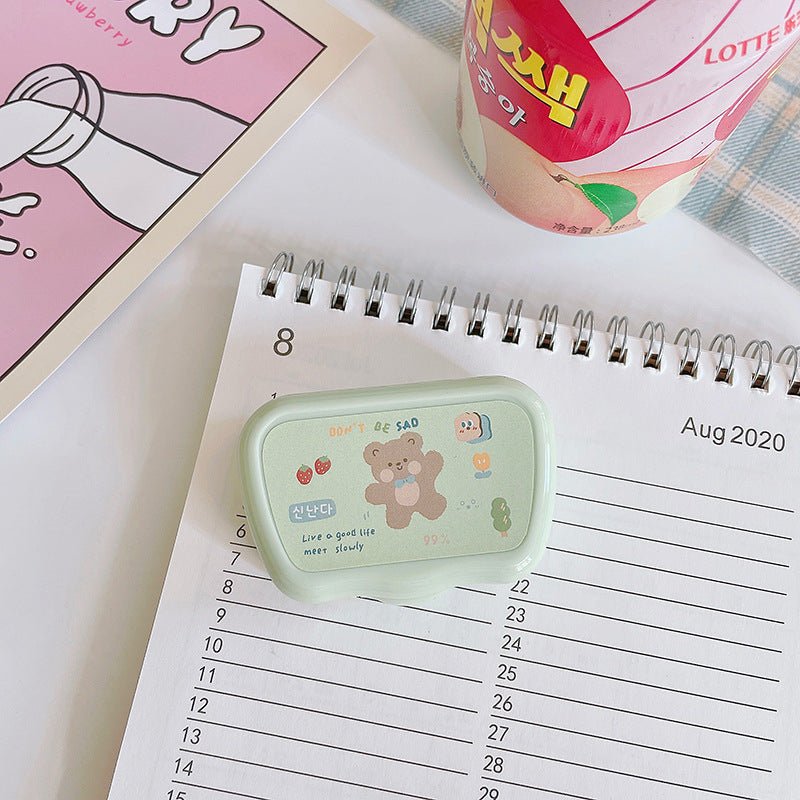 Cute Bear Colored Contact Lens Case - BEAUEYE (UK)
