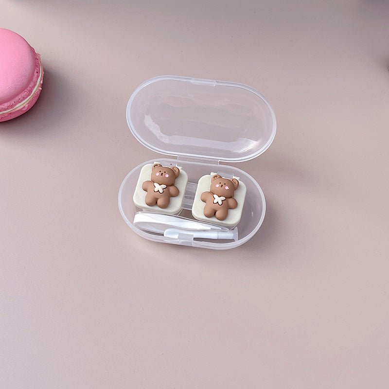 Cute Bear Colored Contact Lens Case - BEAUEYE (UK)