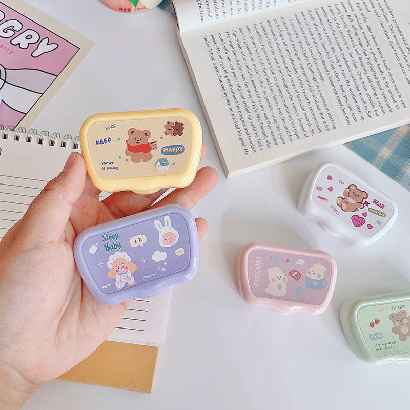 Cute Bear Colored Contact Lens Case - BEAUEYE (UK)