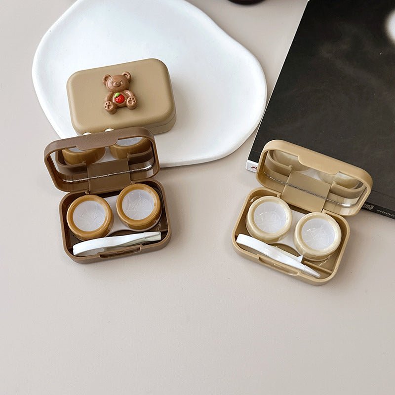Cute Bear Pupil Colored Contact Lens Case - BEAUEYE (UK) Main image