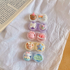 Cute Cartoon Animal Colored Contact Lens Case - BEAUEYE (UK)
