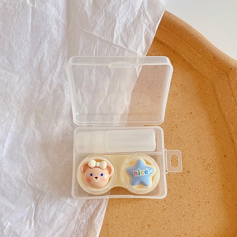 Cute Cartoon Animal Colored Contact Lens Case - BEAUEYE (UK)