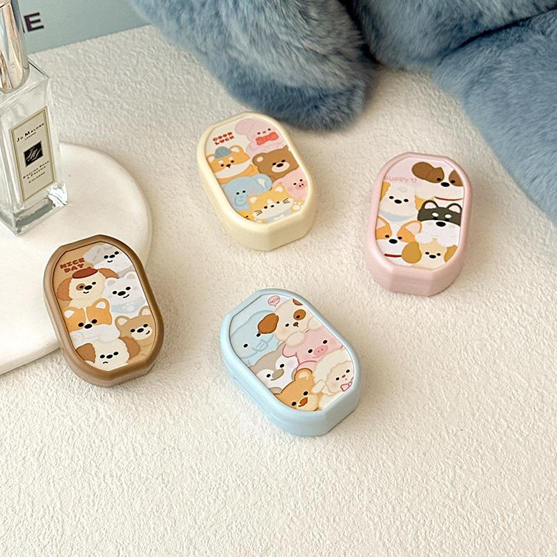 Cute Cartoon Colored Contact Lens Case - BEAUEYE (UK) Main image