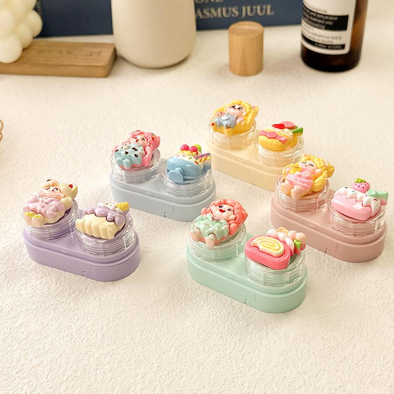 Cute Cartoon Colored Contact Lens Case - BEAUEYE (UK) Main image