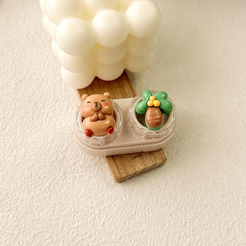 Cute Cartoon Colored Contact Lens Case - BEAUEYE (UK)