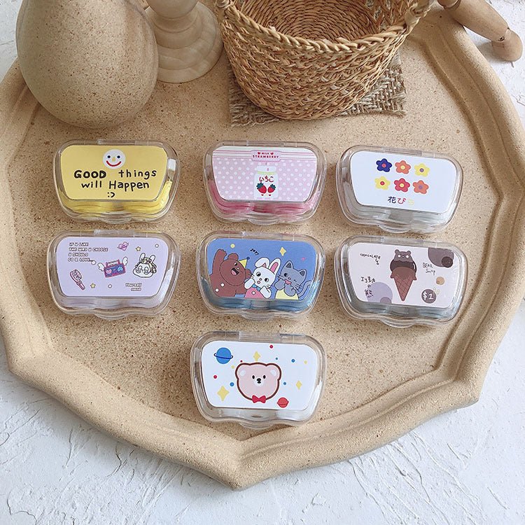 Cute Cartoon Colored Contact Lens Case - BEAUEYE (UK) Main image