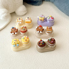 Cute Cartoon Colored Contact Lens Case - BEAUEYE (UK)