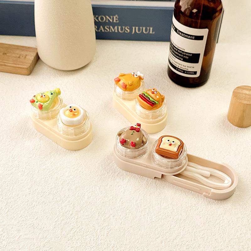 Cute Cartoon Colored Contact Lens Case Secondary image