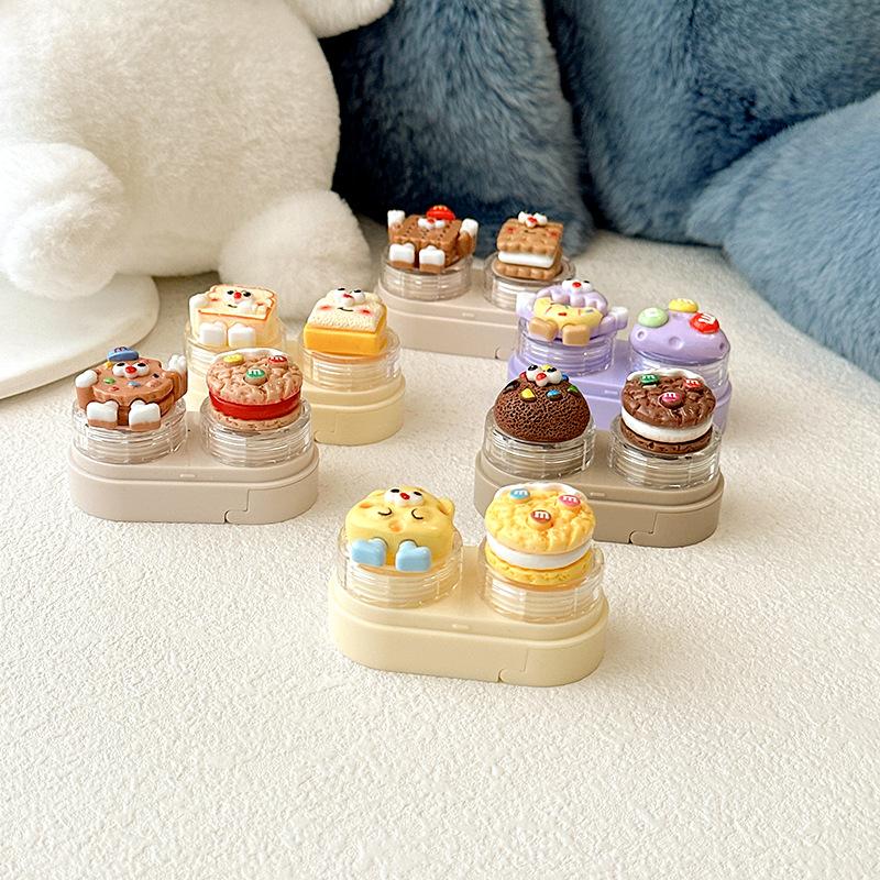 Cute Cartoon Colored Contact Lens Case Secondary image