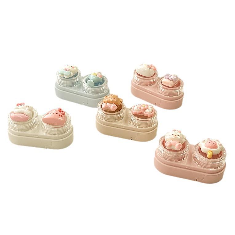 Cute Cartoon Colored Contact Lens Case - BEAUEYE (UK)
