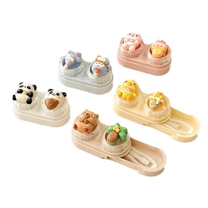 Cute Cartoon Colored Contact Lens Case - BEAUEYE (UK)